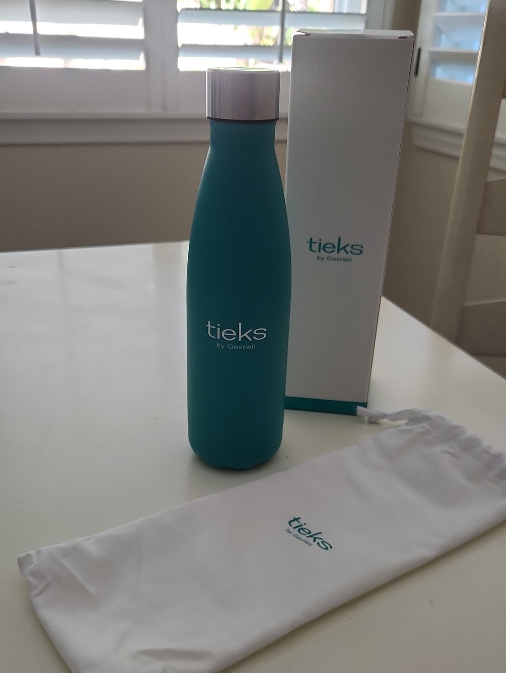 Tieks by Gavrieli Keyholder Advent Calendar Teal Metal Water Bottle Gift Set
